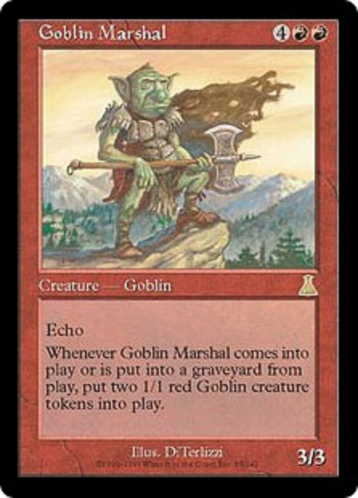 MTG 1x  Goblin Marshal card MTG Magic the Gathering