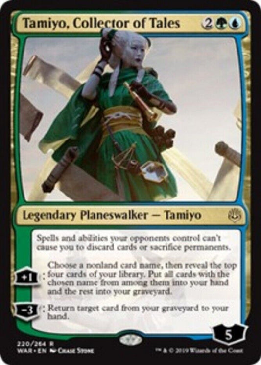 MTG MTG 1x  Tamiyo, Collector of Tales War of the Spark Card Magic The Gathering NM