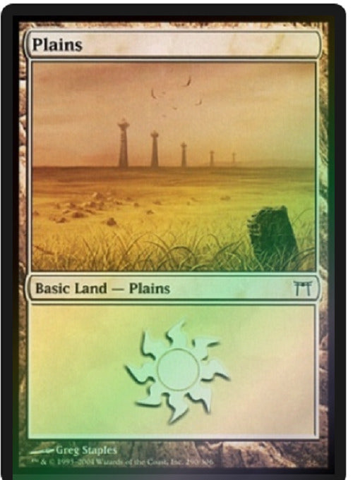 MTG Plains (290 D) Champions of Kamigawa Unplayed NM card Freshpack MTG Magic Pauper