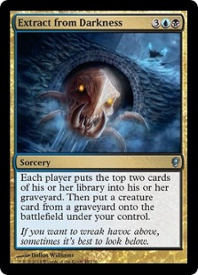 MTG 1x Extract from Darkness Conspiracy card Magic the Gathering MTG