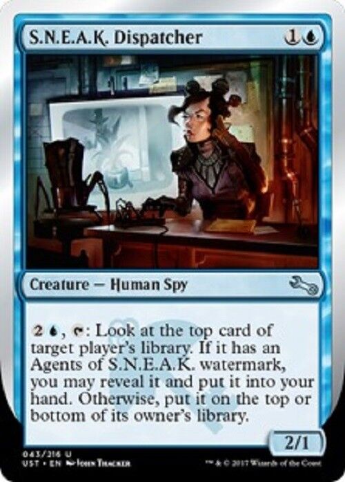 MTG 1x mtg S.N.E.A.K. Dispatcher Unstable card Magic the Gathering  NM