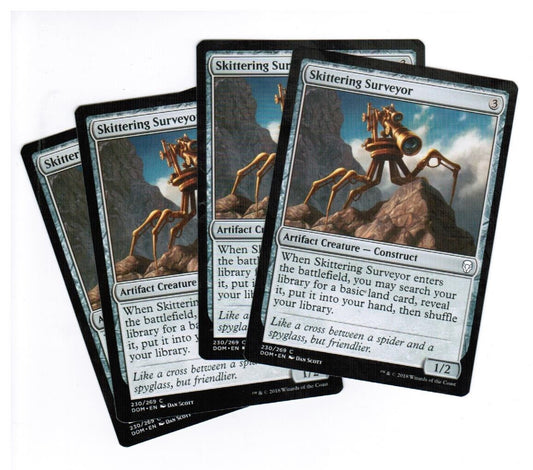 MTG MTG Skittering Surveyor Dominaria X4 4x Magic the GAthering cards