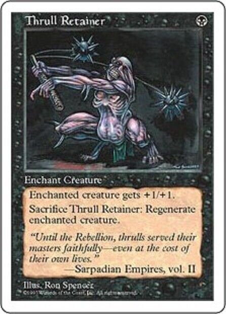 MTG MTG 1x Thrull Retainer Fifth Edition Card Magic The Gathering