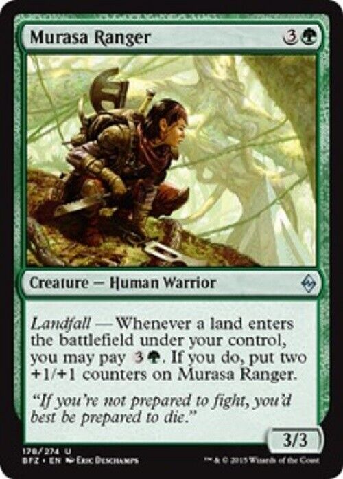 MTG 1x Murasa Ranger Battle for Zendikar  card Magic the Gathering MTG