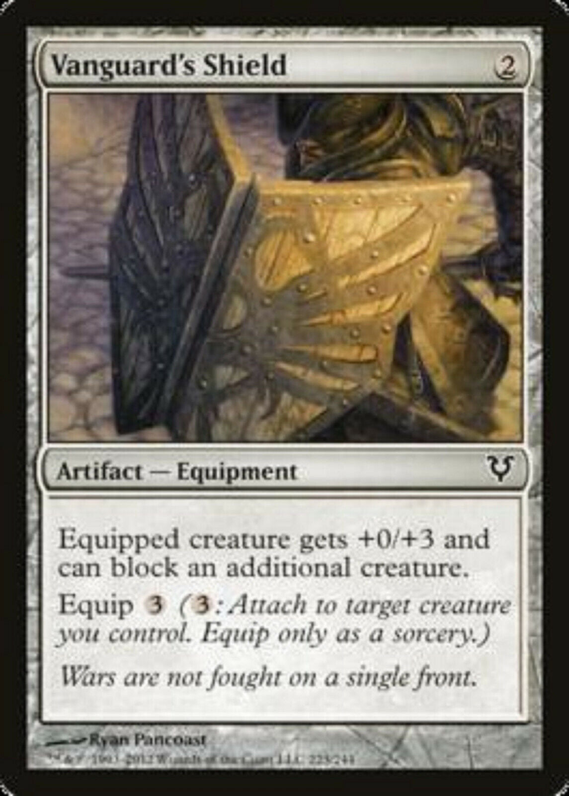 MTG MTG 4x  Vanguard's Shield Avacyn Restored  card Magic the gathering