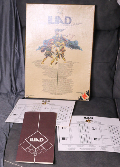 Iliad: The Most Renowned War Legend (1979) Vintage Board Game Toys 100%Complete