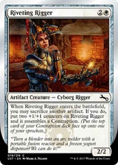 MTG 4x Riveting Rigger Unstable Cards Magic the Gathering MTG