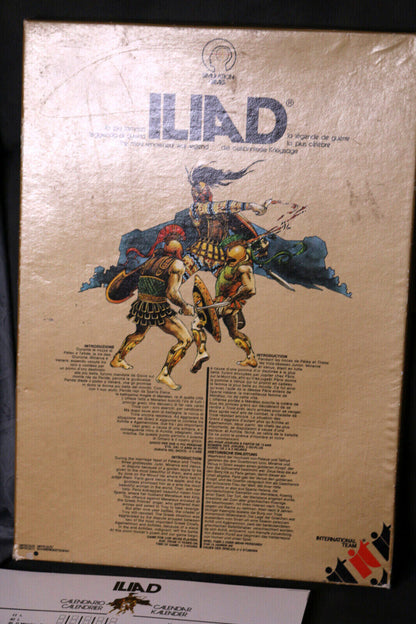 Iliad: The Most Renowned War Legend (1979) Vintage Board Game Toys 100%Complete