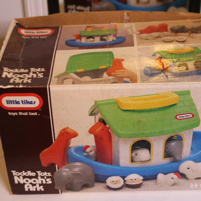 Little Tikes Toddle Tots Noahs Ark Playset Near Complete With Box Vintage Vintag