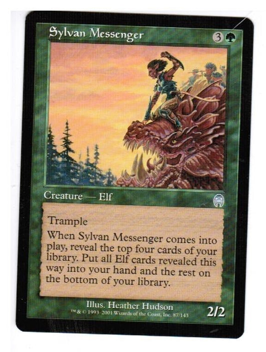 MTG Sylvan Messenger Apocalypse MTG NM Card Magic the Gathering Commander