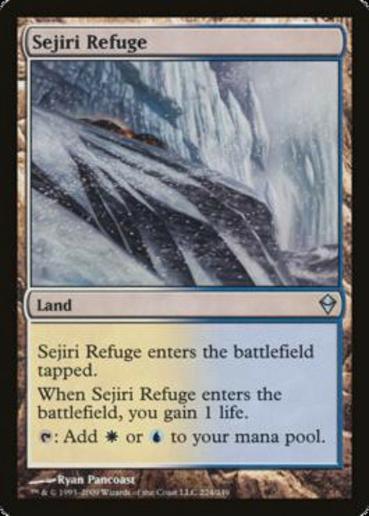 MTG MTG 1x Sejiri Refuge Zendikar card Magic the gathering