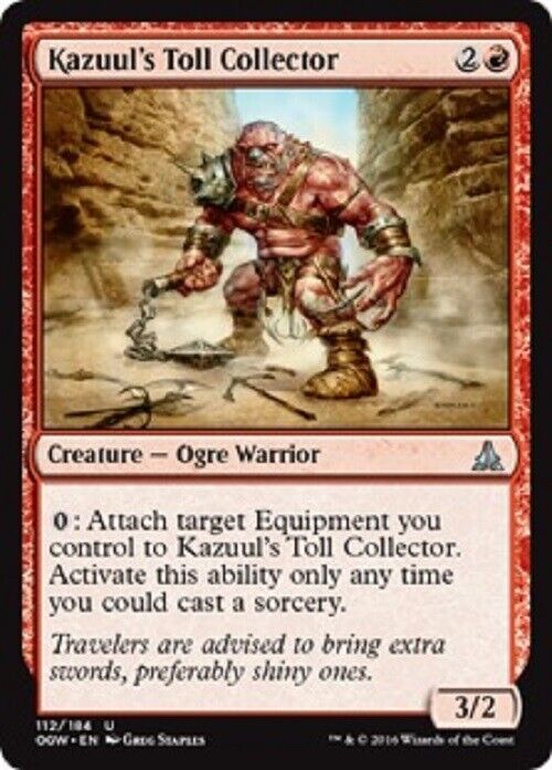 MTG MTG 2x Kazuul's Toll Collector Oath of the Gatewatch Card Magic The Gathering