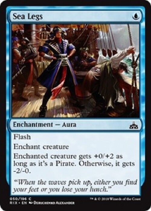 MTG 4x Sea Legs Rivals of Ixalan MTG Magic the gathering Cards NM