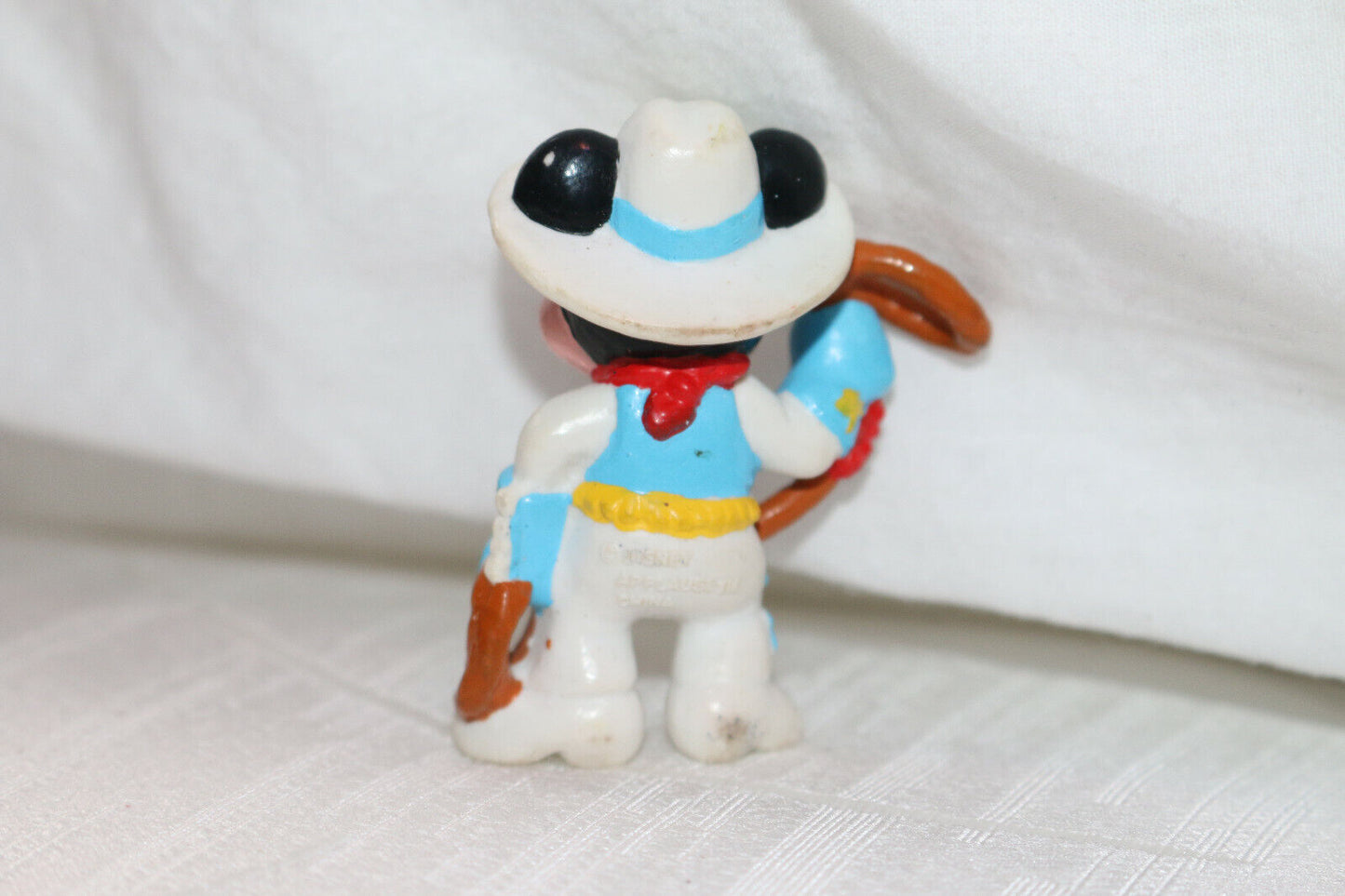 Rare Vintage 2.5" Mickey Mouse Clubhouse Lasso Cowboy Pvc Action Figure Applause