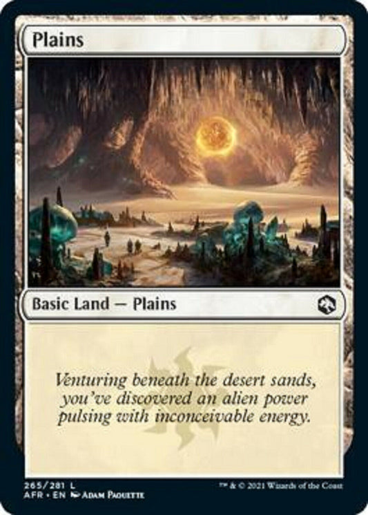 MTG MTG 4x Plains 265 Adventures in the Forgotten Realms