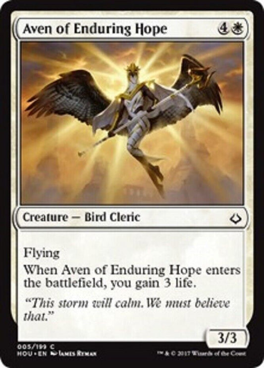 MTG MTG 4x  Aven of Enduring Hope Hour of Devastation cards Magic The Gathering