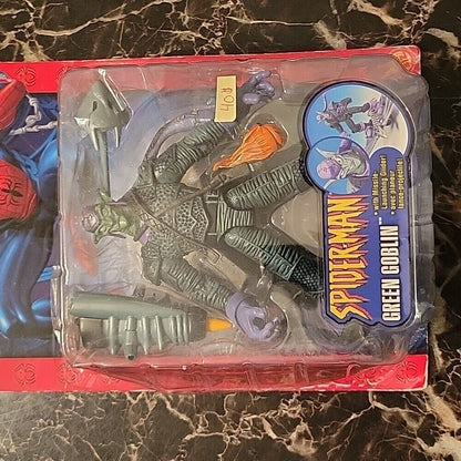 Spider-Man Green Goblin Toybiz 2003 Action Figure W/ Missile Launching Glider