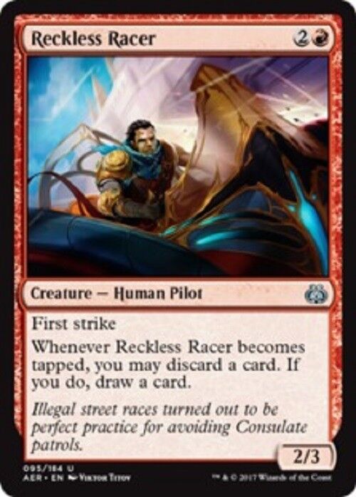 MTG Reckless Racer Aether Revolt Card Magic the Gathering  MTG Pauper