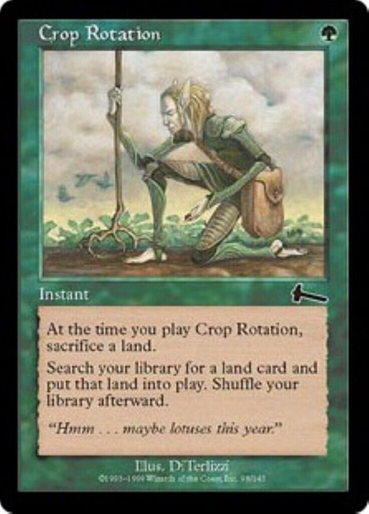 MTG MTG 1x Crop Rotation Urza's Legacy card Magic The Gathering