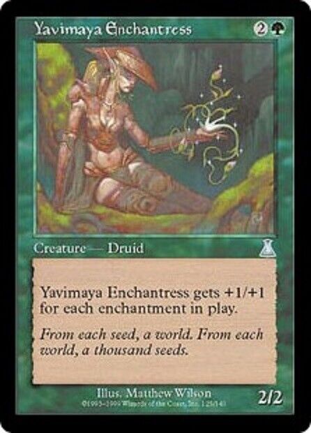 MTG MTG 1x  Yavimaya Enchantress Urza's Destiny  Magic The Gathering