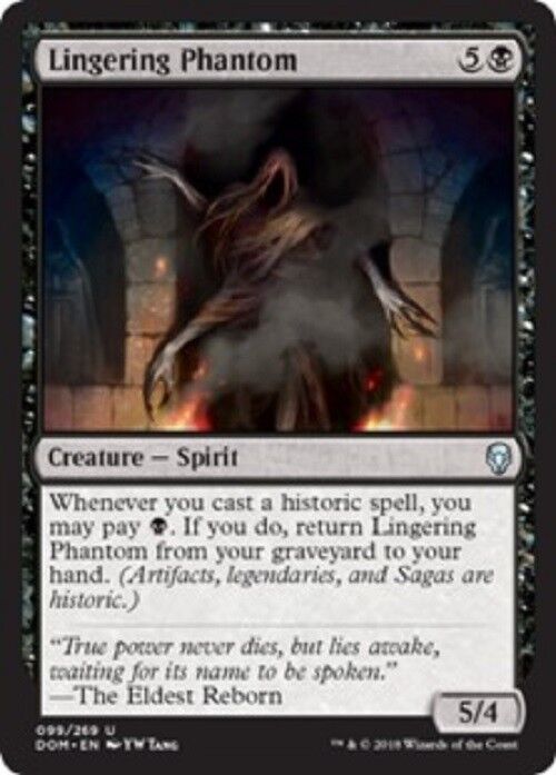 MTG 1x Lingering Phantom Dominaria Unplayed NM card  MTG Magic Pauper