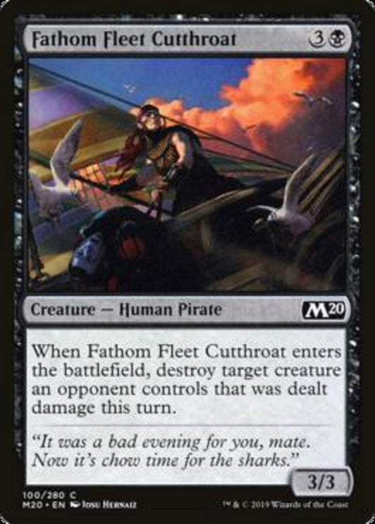 MTG MTG 4x Fathom Fleet Cutthroat Core Set 2020 cards Magic The Gathering