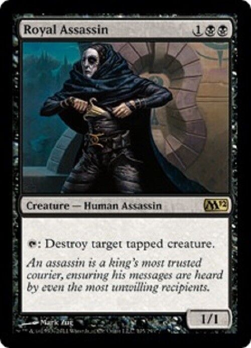 MTG MTG 1x Royal Assassin M12 Magic 2012 Card Magic The Gathering