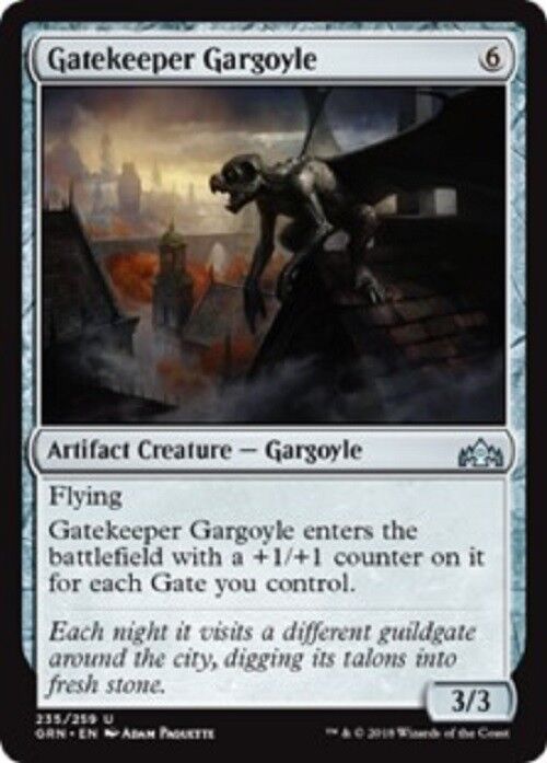 MTG Gatekeeper Gargoyle Guilds of Ravnica card Magic the Gathering MTG Magic Pauper