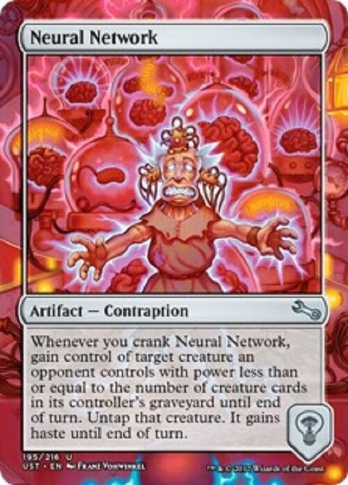 MTG 1x Neural Network Unstable Card Magic the Gathering MTG