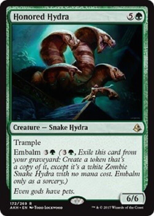 MTG 1x Honored Hydra  Amonkhet NM Magic the Gathering card Rare