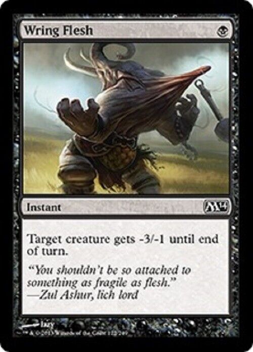 MTG MTG 4x Wring Flesh M14 Magic 2014 Core Set Cards Magic The Gathering