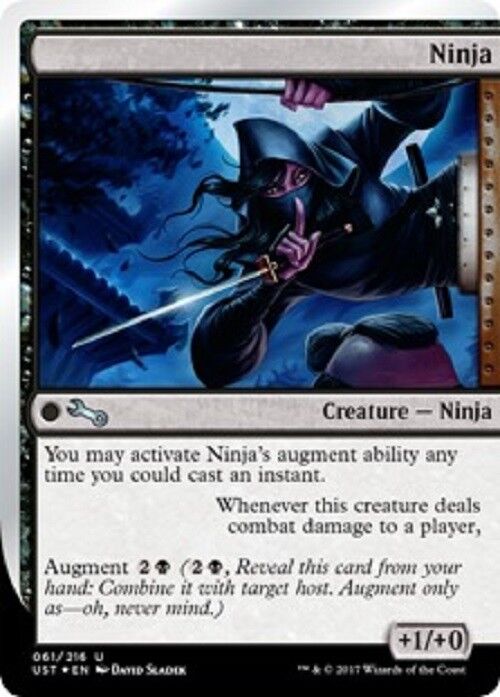 MTG 1x Ninja Unstable Card Magic the Gathering MTG