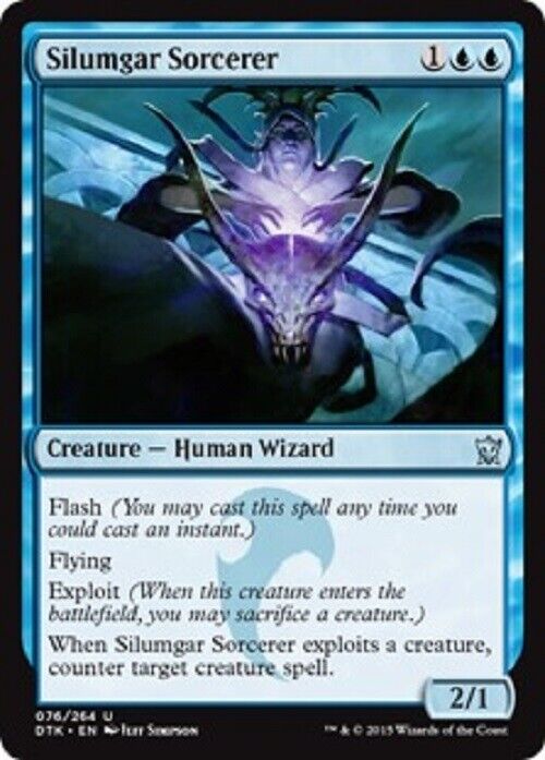 MTG MTG 1x   Silumgar Sorcerer DTK Dragons of Tarkir  Card Magic The Gathering