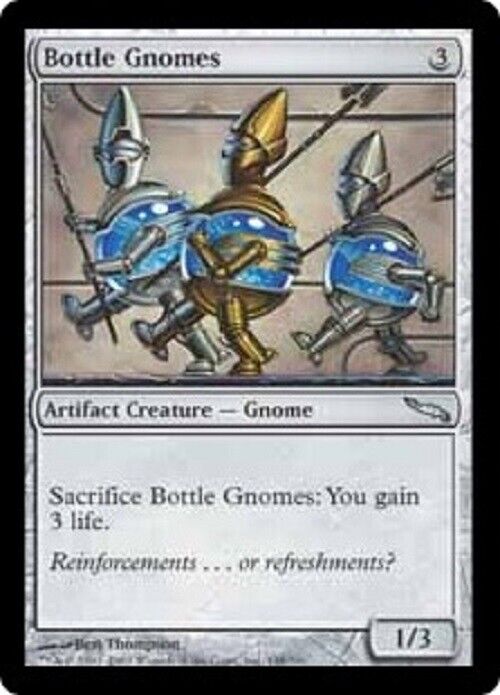 MTG MTG 1x Bottle Gnomes Mirrodin Artifact card Magic The Gathering