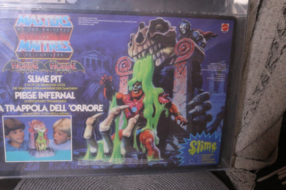 Rare Motu 1985 Slime Pit Masters Universe Misb He Man Sealed Mint Box Afa 80 Vtg