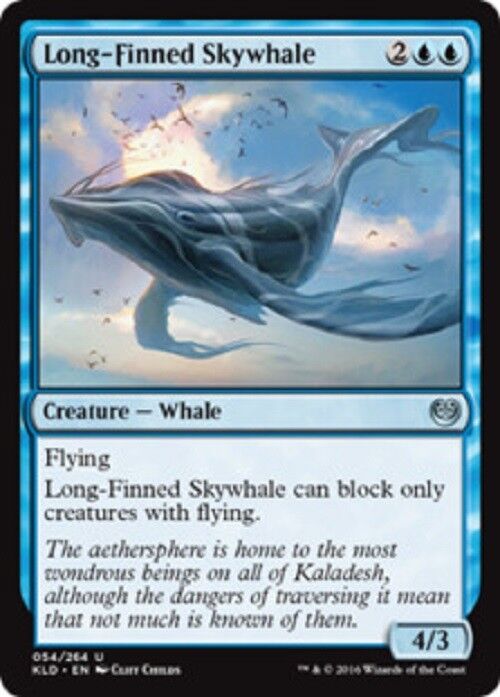 MTG Long-Finned Skywhale Kaladesh NM Card Magic the Gathering MTG Pauper