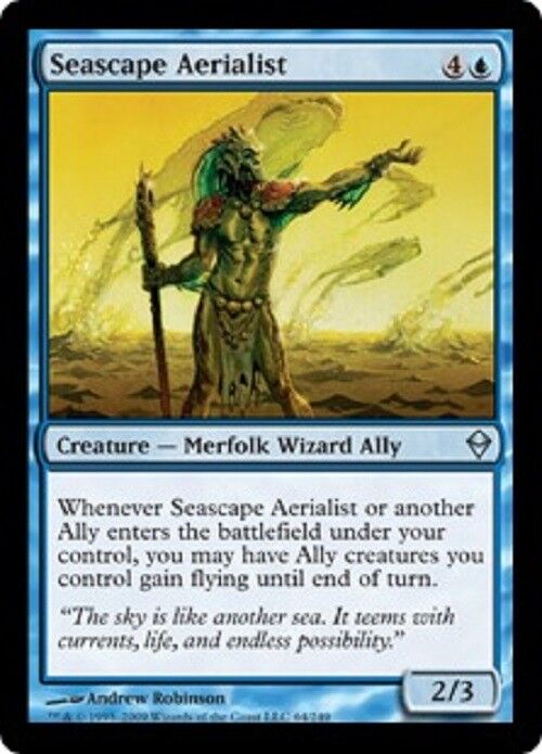 MTG MTG 1x Seascape Aerialist Zendikar card Magic The Gathering  NM