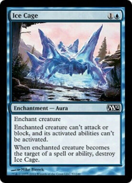 MTG MTG 4x  Ice Cage  Magic 2012  Cards Magic The Gathering