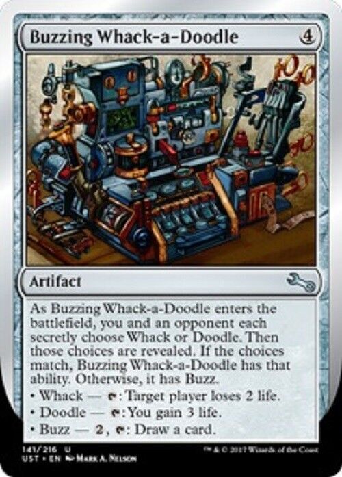 MTG MTG 1X Buzzing Whack-a-Doodle NM Unstable card Magic The Gathering