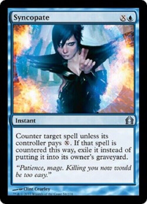 MTG MTG 1x  Syncopate Return to Ravnica  Card Magic The Gathering pauper