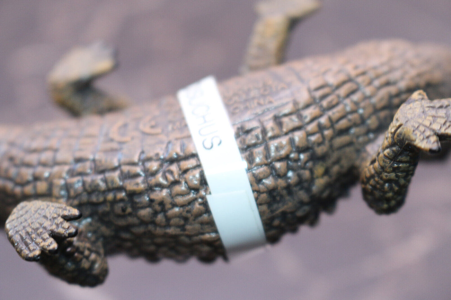 Vintage Sarcosuchus‭ “Flesh Crocodile“ Alligator Crocodile Figure 10” Crocodylia