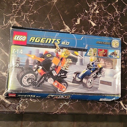 Lego Agents #8967 Gold Tooth'S Getaway & Complete W/ Box & Instructions