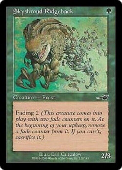 MTG 4x Skyshroud Ridgeback Nemesis card Magic the Gathering MTG