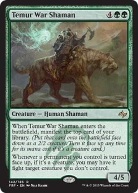 MTG MTG 1x   Temur War Shaman Fate Reforged  Magic The Gathering