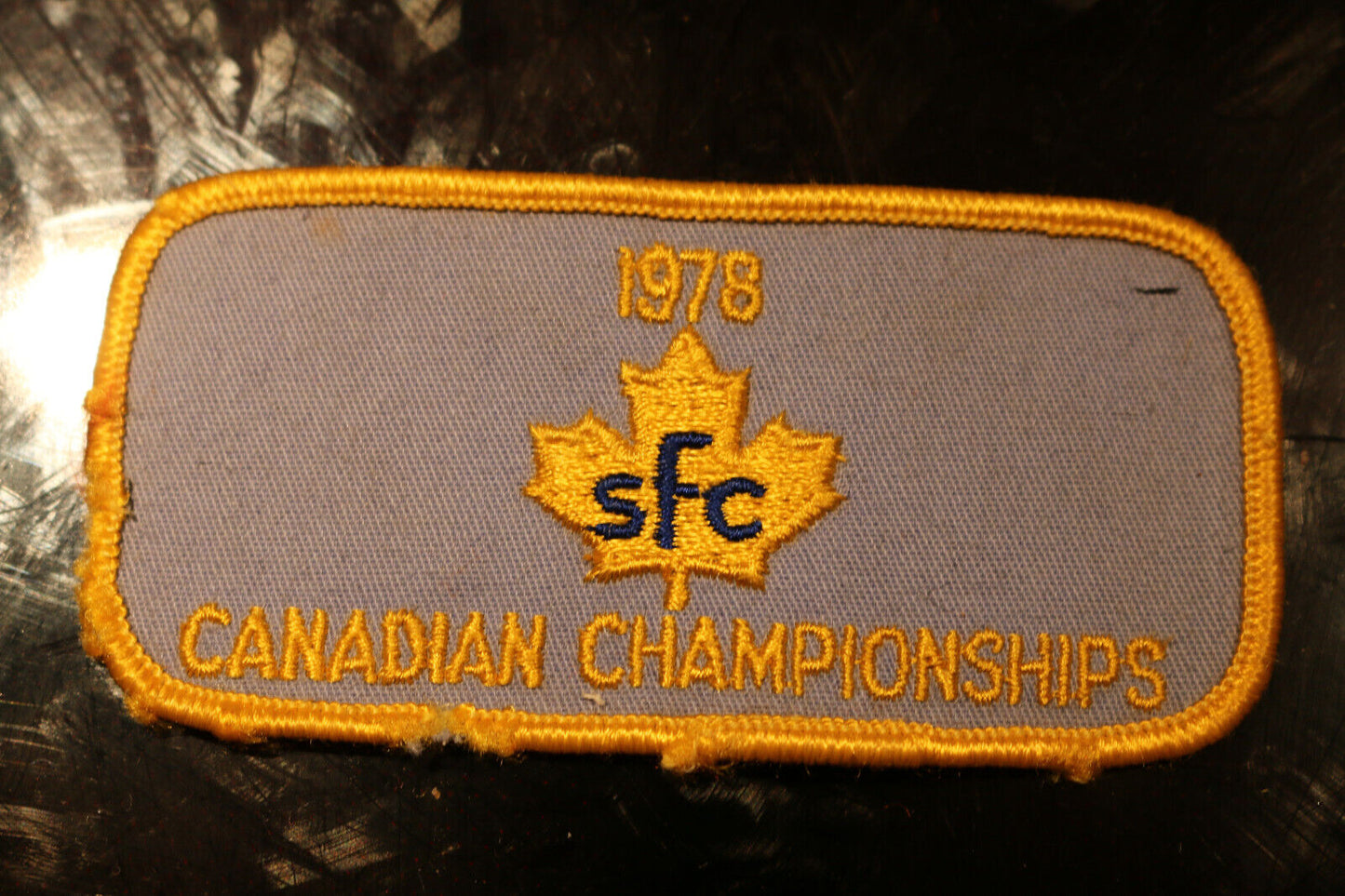 Shoulder Titles Patche Vintage Patch 1978 Sfc Canadian Championships