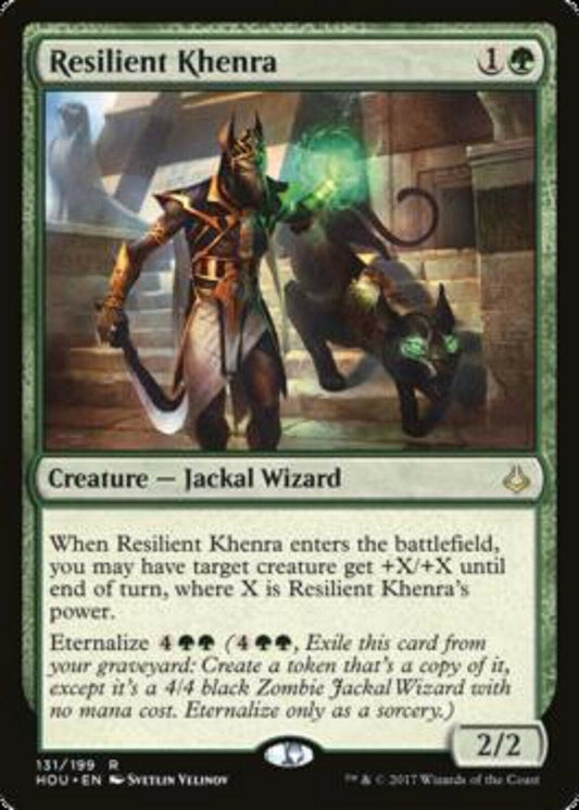 MTG 1x Resilient Khenra FOIL Hour of Devastation Mtg Magic The Gathering Card