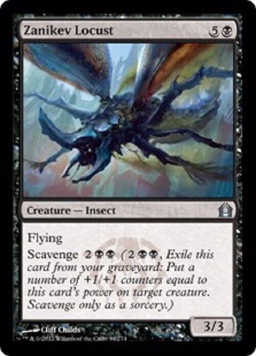 MTG MTG 1x Zanikev Locust Return to Ravnica card Magic The Gathering pauper