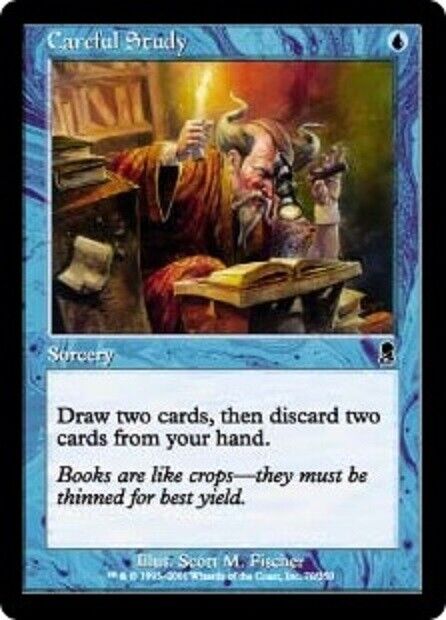 MTG Careful Study Odyssey MTG Magic the gathering card 1x