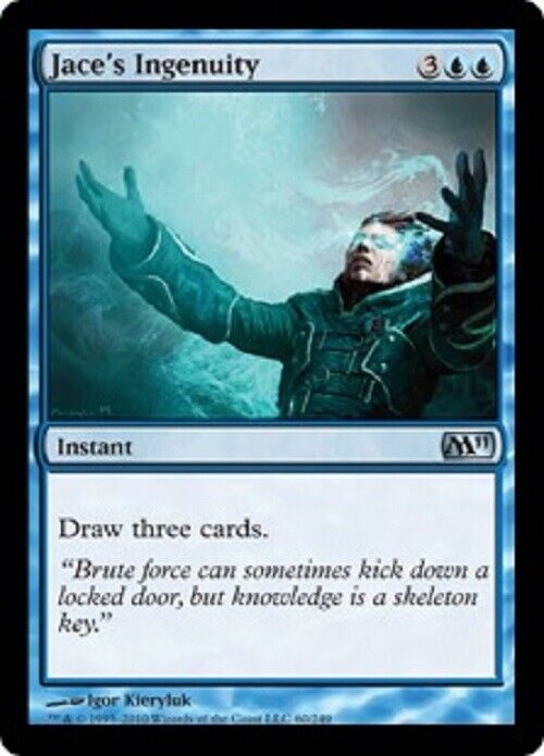 MTG MTG 1x    Jace's Ingenuity M11 Magic 2011 Card Magic The Gathering