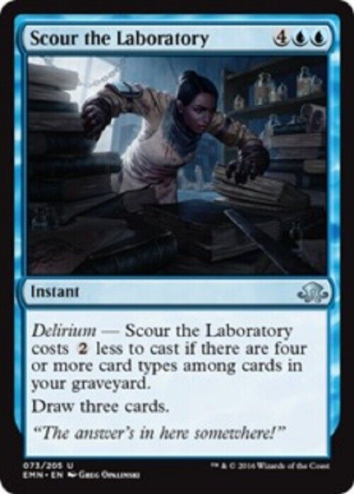 MTG MTG 1x  Scour the Laboratory  Eldritch Moon Card Magic The Gathering